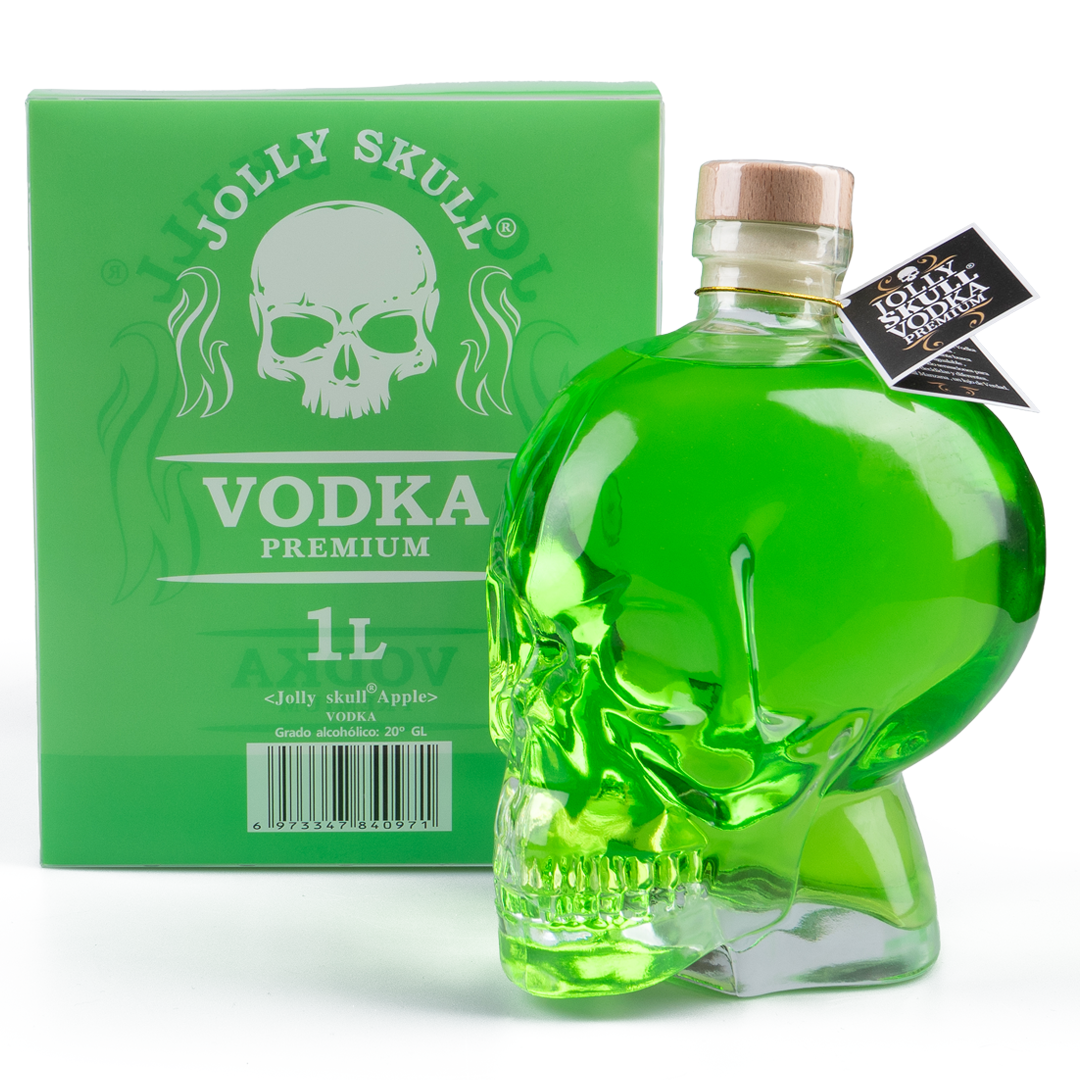 Jolly Skull Apple Vodka 1000ml
