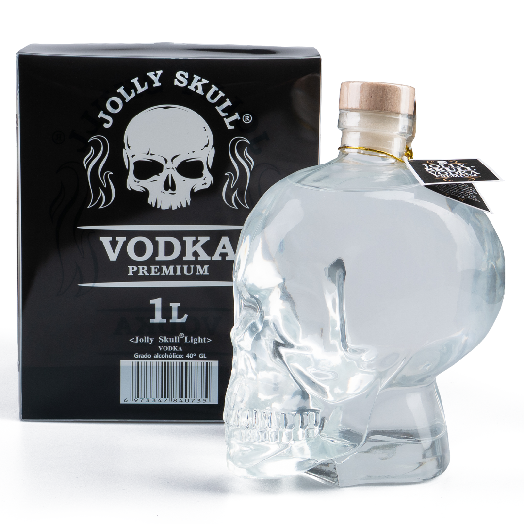 Jolly Skull Light Vodka 1000ml